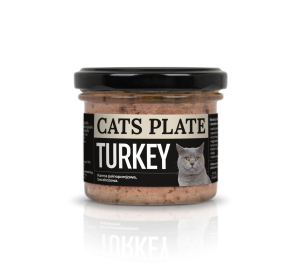 Cats Plate Turkey 100g