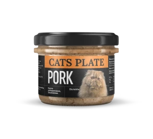 Cats Plate Pork 180g