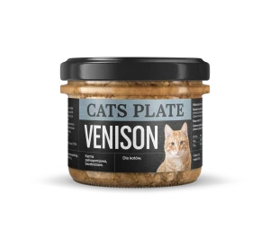 Cats Plate Venison 180g