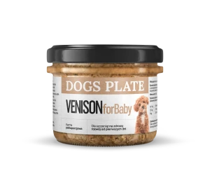 Dogs Plate for Baby Venison 180g