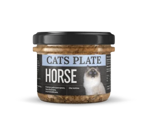Cats Plate Horse 180g