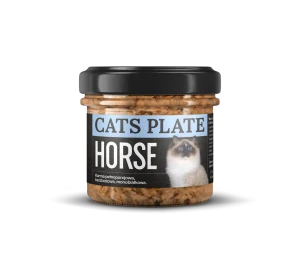Cats Plate Horse 100g