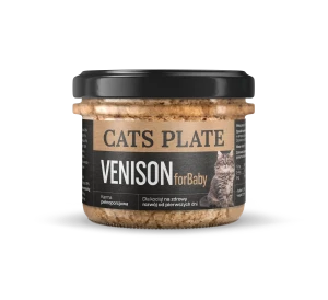 Cats Plate for Baby Venison 180g