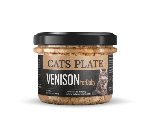 Cats-Plate-for-Baby-Venison-180g-Karma-z-miesa-z-daniela-dla-kocia.webp
