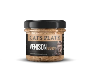 Cats Plate for Baby Venison 100g
