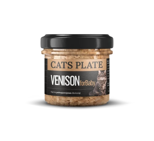 Cats-Plate-for-Baby-Venison-100g-Karma-z-miesa-z-daniela-dla-kociat.webp