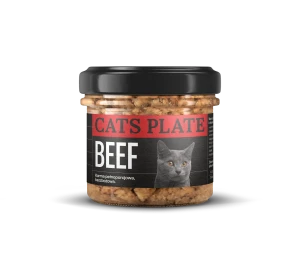 Cats Plate Beef 100g