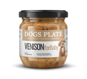 Dogs Plate for Baby Venison 360g