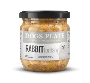 Dogs Plate for Baby Rabbit 360g