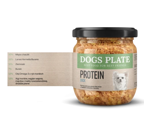 Dogs-Plate-Protein-z-miesem-kaczki-360g-Karma-dla-psow-z-miesem-z-kaczki-i-bialkiem-owadow-360g (1).webp