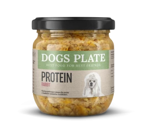 Dogs Plate Protein z mięsem królika 360g