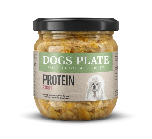 Dogs-Plate-Protein-z-miesem-krolika-360g-Karma-dla-psow-z-miesem-z-krolika-i-bialkiem-owadow.webp