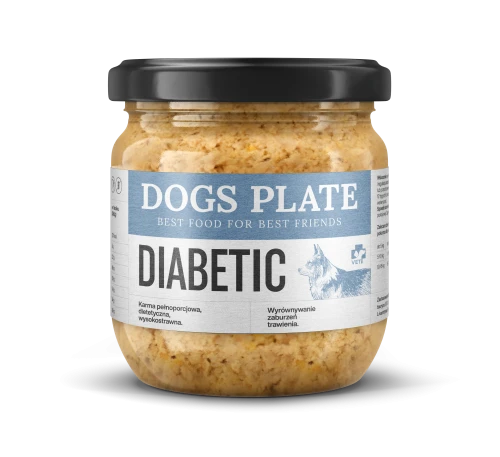 Dogs-Plate-Vet-Diabetic-360g-Karma-specjalistyczna-z-miesa-z-indyka-dla-psow-z-chorobami-trzustki-i-cukrzyca.webp